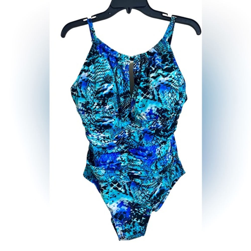 Vanishing Act By Magic Brands One Piece Swimsuit Size 16 - Picture 3 of 4